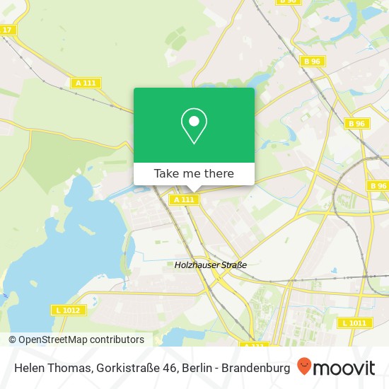 Helen Thomas, Gorkistraße 46 Karte