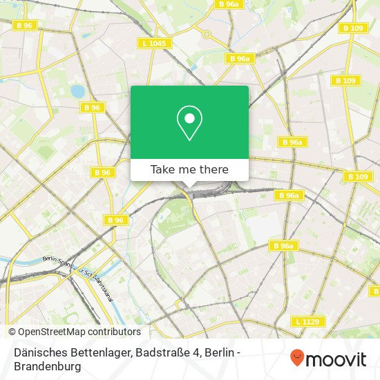 Dänisches Bettenlager, Badstraße 4 Karte