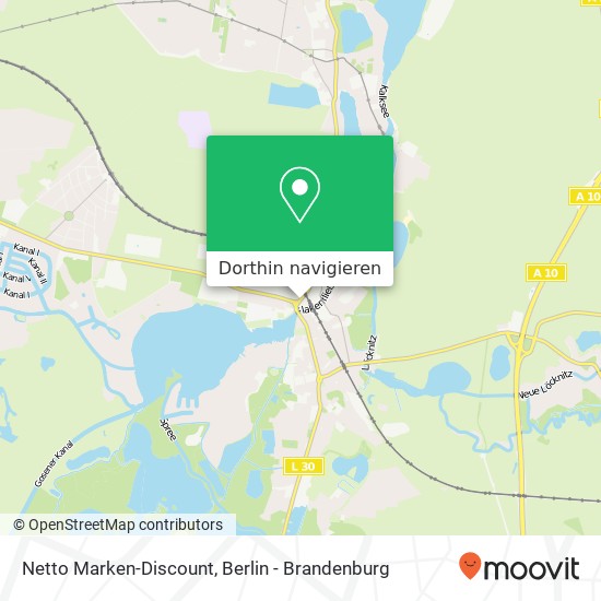 Netto Marken-Discount, Bahnhofstraße 5 Karte