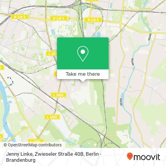 Jenny Linke, Zwieseler Straße 40B Karte