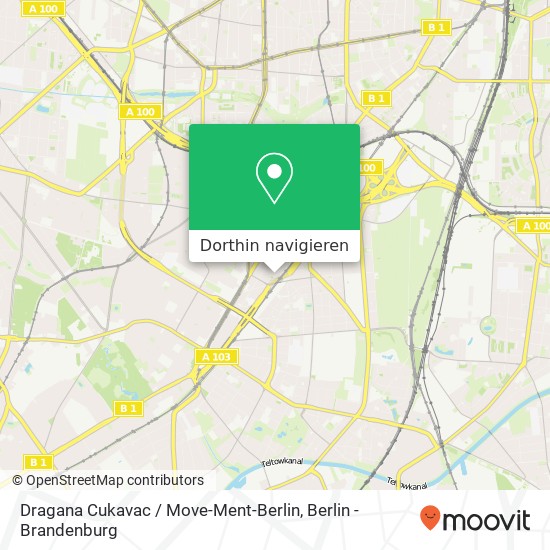 Dragana Cukavac / Move-Ment-Berlin, Fregestraße 38 Karte