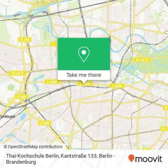 Thai-Kochschule Berlin, Kantstraße 133 Karte