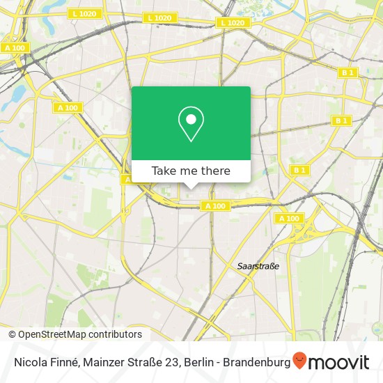 Nicola Finné, Mainzer Straße 23 Karte