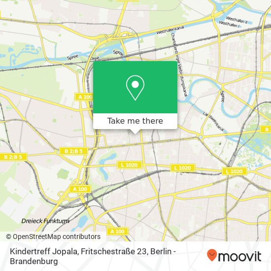 Kindertreff Jopala, Fritschestraße 23 Karte