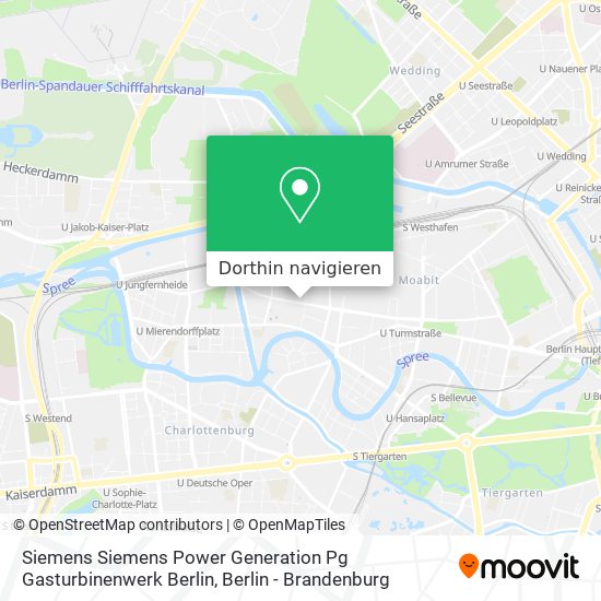Siemens Siemens Power Generation Pg Gasturbinenwerk Berlin Karte
