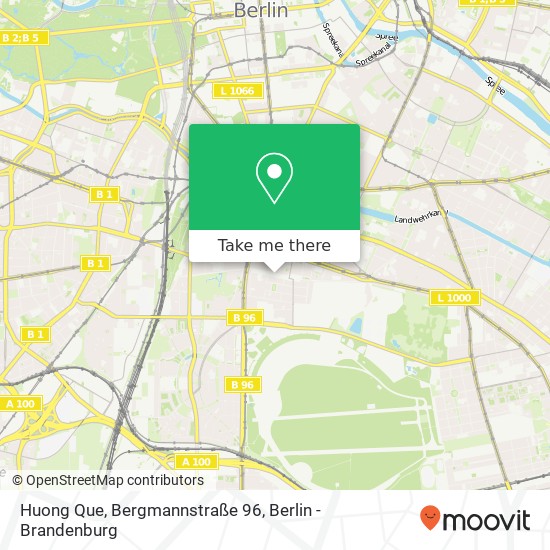 Huong Que, Bergmannstraße 96 Karte