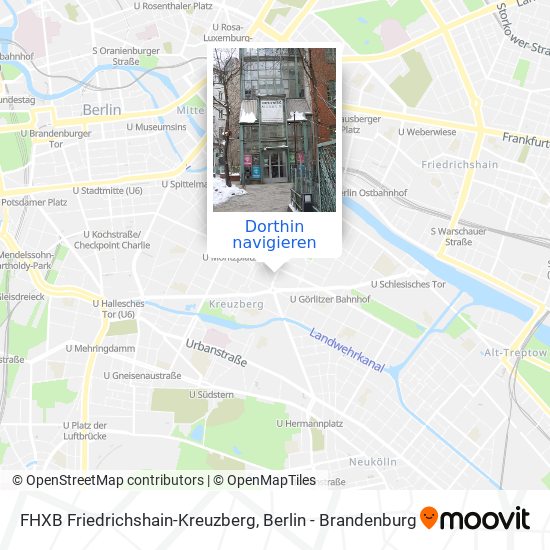 FHXB Friedrichshain-Kreuzberg Karte