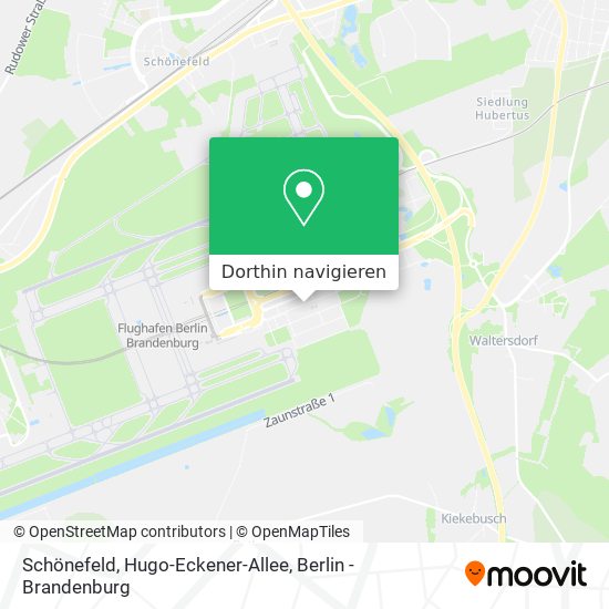 Schönefeld, Hugo-Eckener-Allee Karte