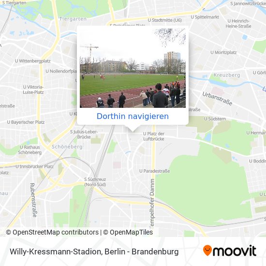Willy-Kressmann-Stadion Karte