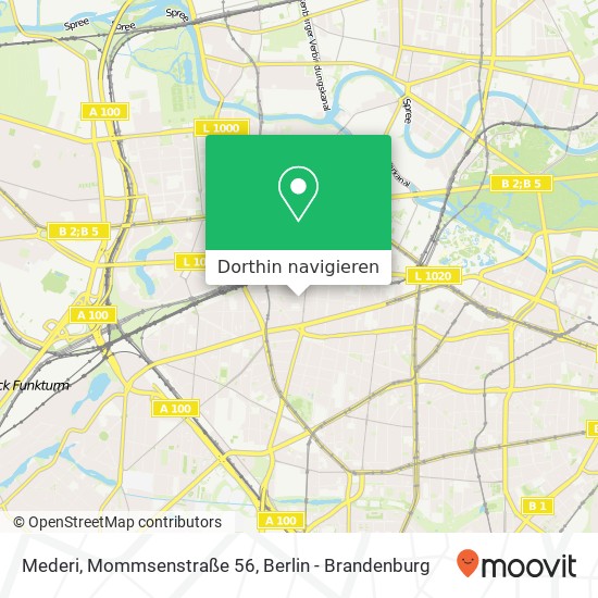 Mederi, Mommsenstraße 56 Karte