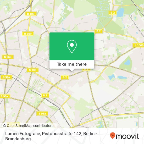 Lumen Fotografie, Pistoriusstraße 142 Karte