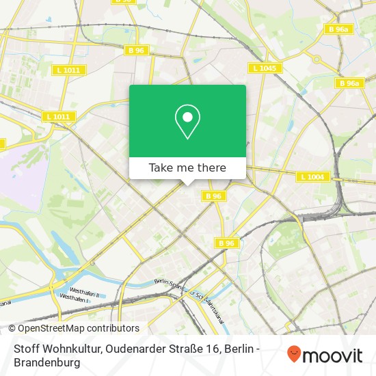 Stoff Wohnkultur, Oudenarder Straße 16 Karte