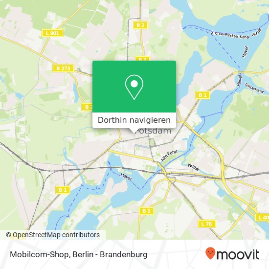 Mobilcom-Shop, Brandenburger Straße 17 Karte