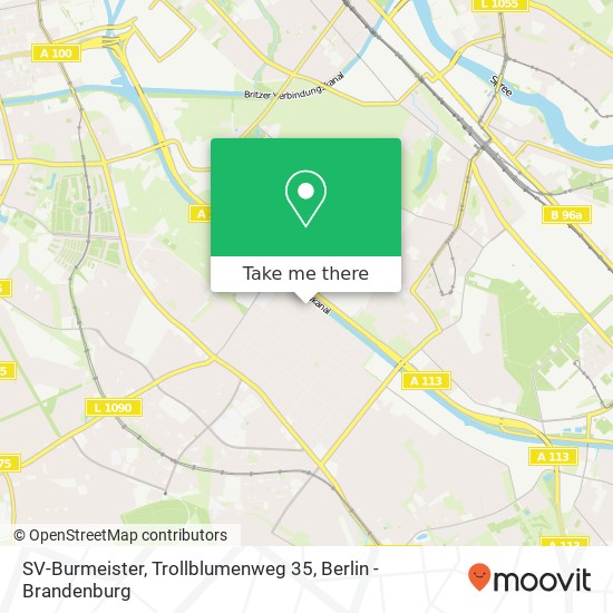 SV-Burmeister, Trollblumenweg 35 Karte