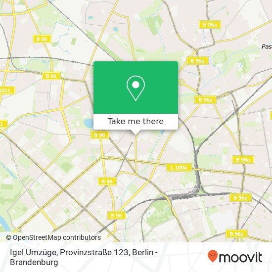 Igel Umzüge, Provinzstraße 123 Karte