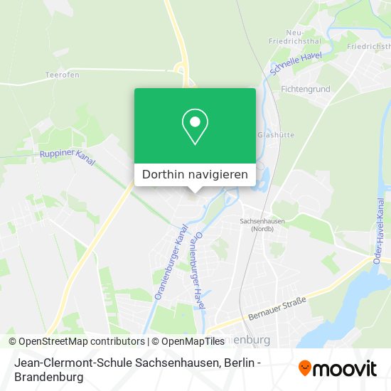 Jean-Clermont-Schule Sachsenhausen Karte