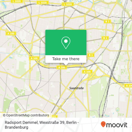 Radsport Demmel, Wexstraße 39 Karte