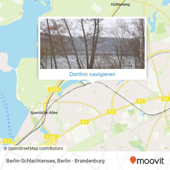 Berlin-Schlachtensee Karte