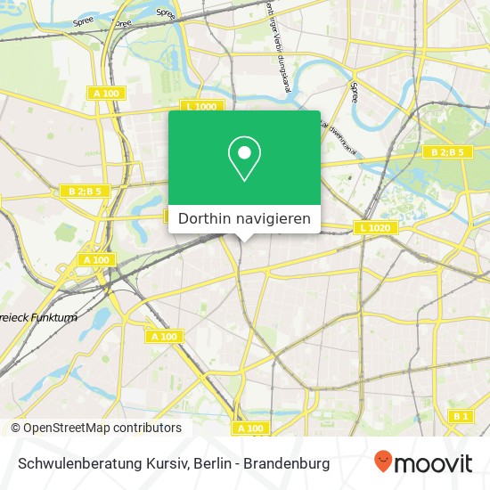 Schwulenberatung Kursiv, Mommsenstraße 45 Karte