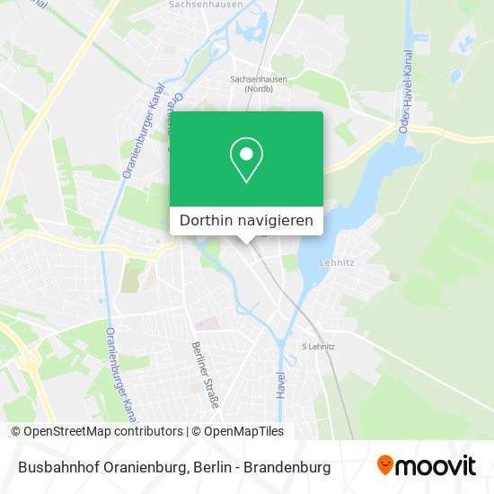 Busbahnhof Oranienburg Karte