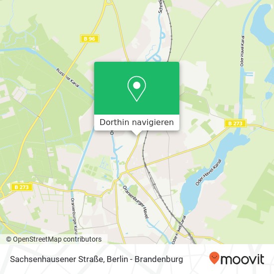 Sachsenhausener Straße Karte