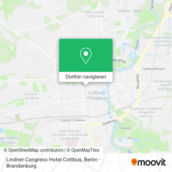 Lindner Congress Hotel Cottbus Karte