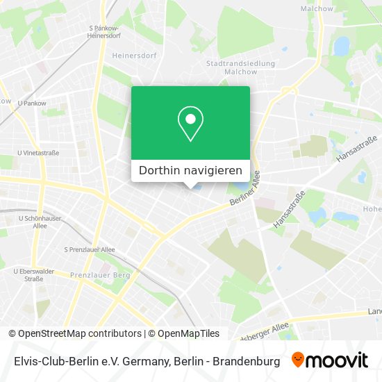 Elvis-Club-Berlin e.V. Germany Karte