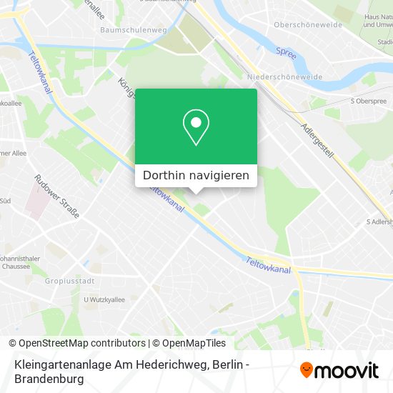 Kleingartenanlage Am Hederichweg Karte