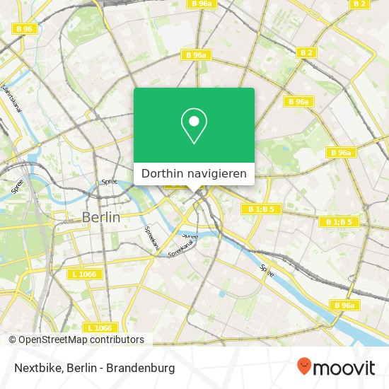 Nextbike, Rathausstraße Karte