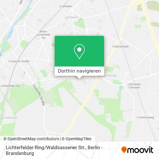 Lichterfelder Ring / Waldsassener Str. Karte
