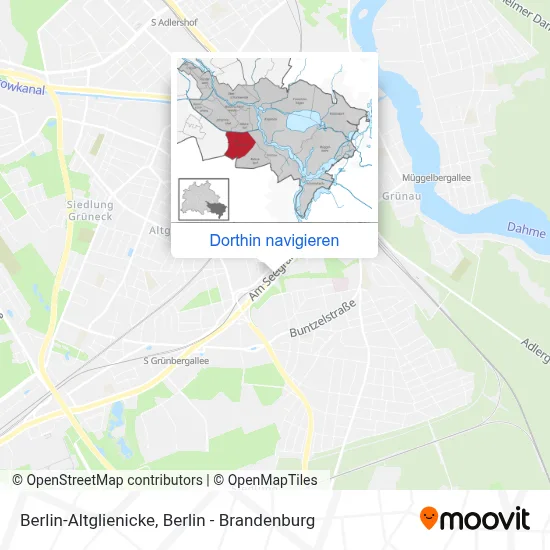 Berlin-Altglienicke Karte