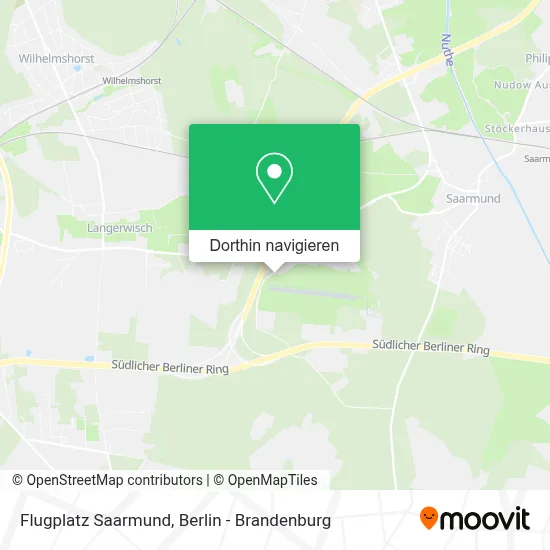 Flugplatz Saarmund Karte