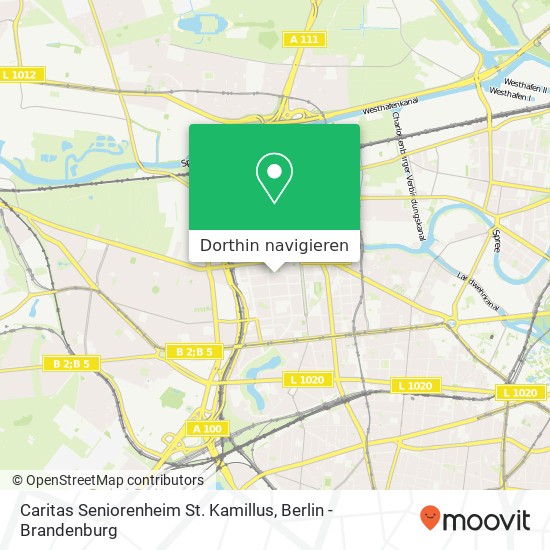 Caritas Seniorenheim St. Kamillus, Klausenerplatz Karte