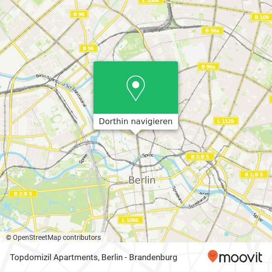 Topdomizil Apartments, Friedrichstraße 121 Karte