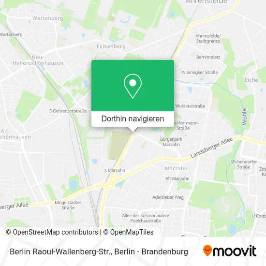 Berlin Raoul-Wallenberg-Str. Karte