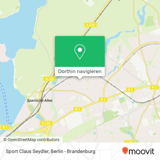 Sport Claus Seydler, Breisgauer Straße 9 Karte