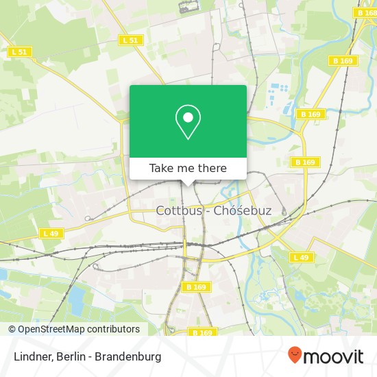 Lindner, Berliner Straße Karte