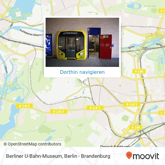 Berliner U-Bahn-Museum Karte
