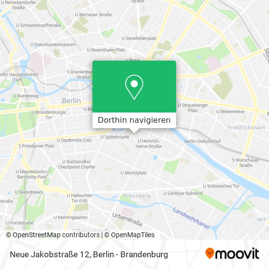 Neue Jakobstraße 12 Karte