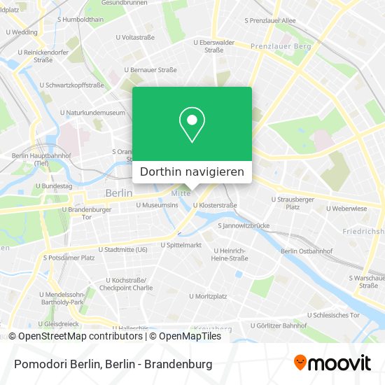 Pomodori Berlin Karte