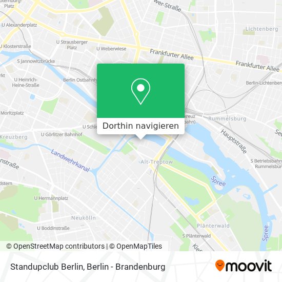 Standupclub Berlin Karte