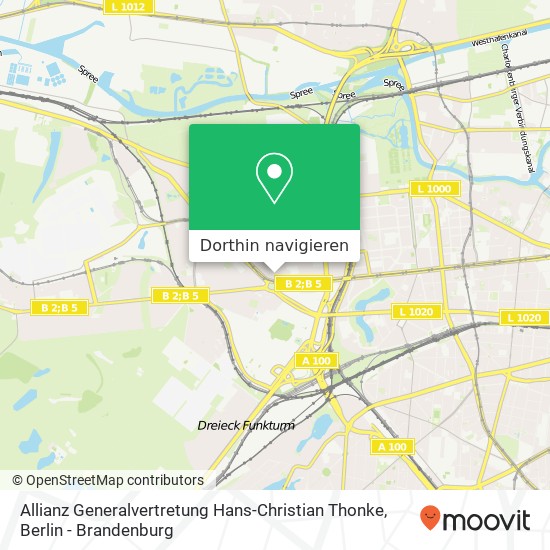 Allianz Generalvertretung Hans-Christian Thonke, Hölderlinstraße 11 Karte