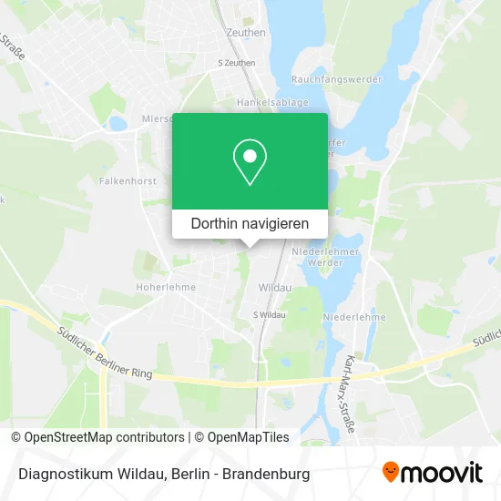 Diagnostikum Wildau Karte