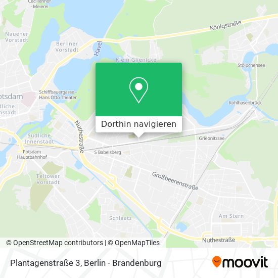 Plantagenstraße 3 Karte