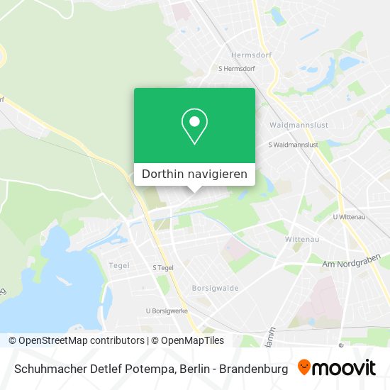 Schuhmacher Detlef Potempa Karte