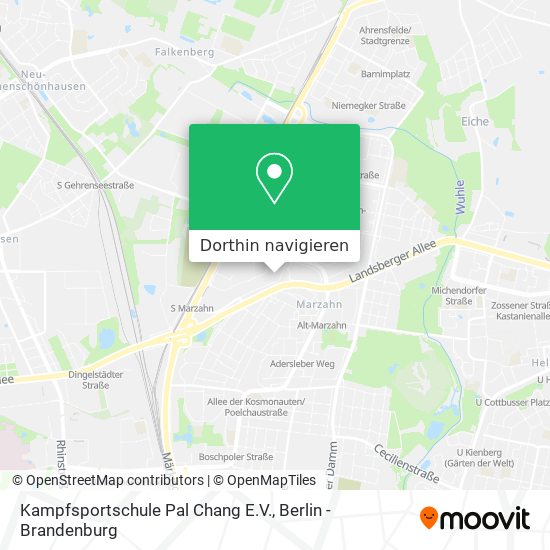 Kampfsportschule Pal Chang E.V. Karte