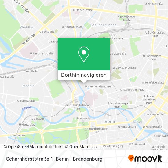 Scharnhorststraße 1 Karte