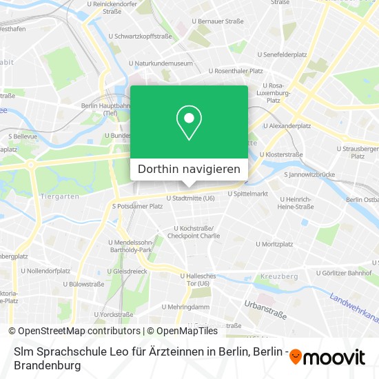 Slm Sprachschule Leo für Ärzteinnen in Berlin Karte