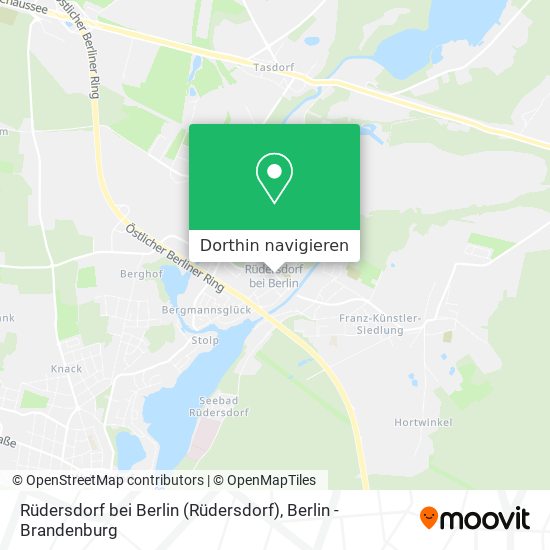 Rüdersdorf bei Berlin Karte