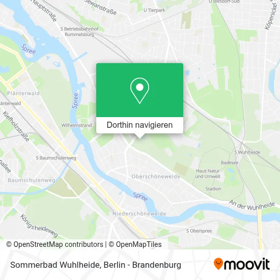 Sommerbad Wuhlheide Karte